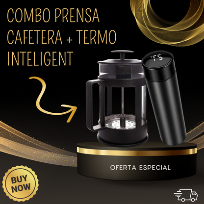 COMBO PRENSA CAFETERA + TERMO INTELIGENT