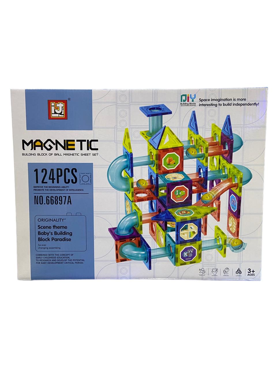 BLOQUES MAGNETICOS X 124 PIEZAS 66897A